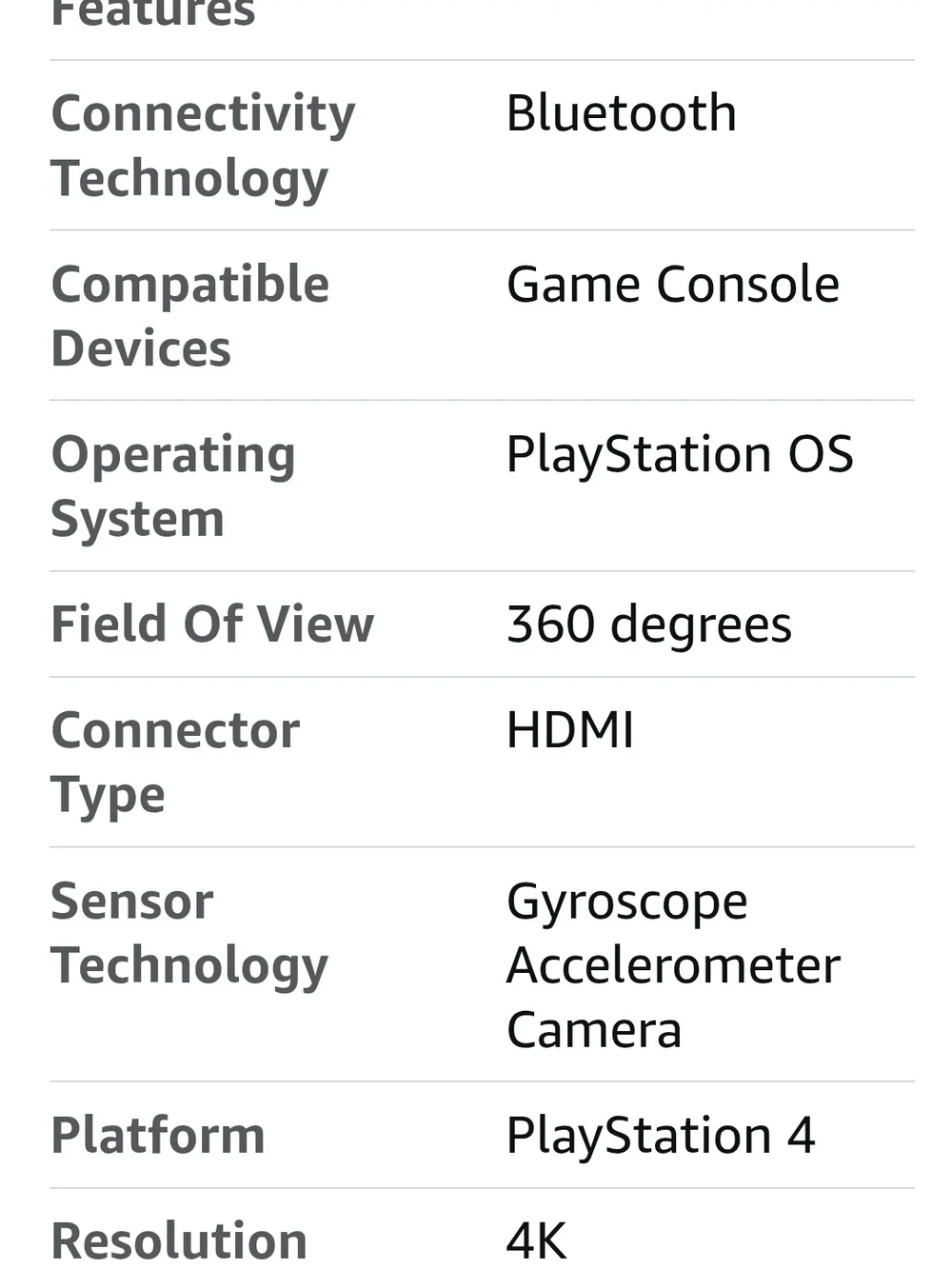 Sony vr accessory